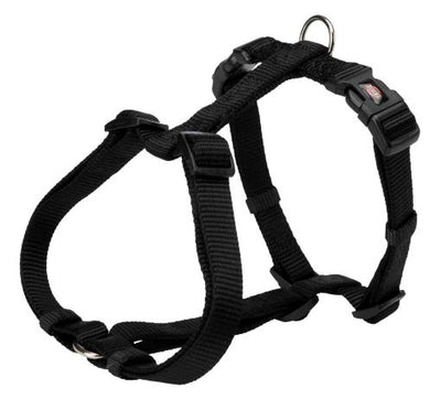 Trixie Premium H-Harness M-L 52cm-75cm 20mm Black