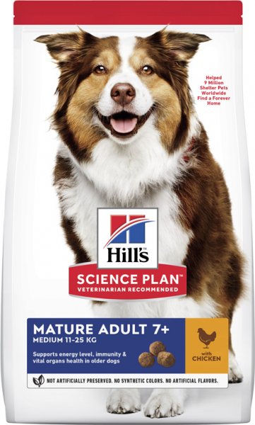 Hills Dog Mature 7+ Medium Breed 14kg