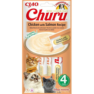 Churu Cat Treats 116 Chicken&Salmon 4pcs