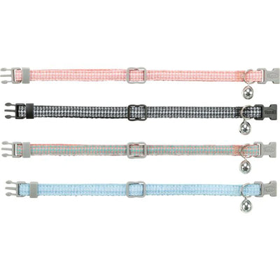 Trixie Cat Collar Houndstooth 20-30cm/10mm Various