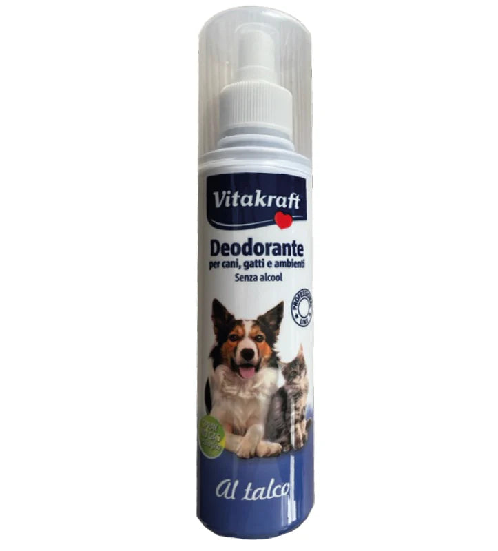 Vitakraft Pet Talcum Deodorant For Cats, Dogs And The Environment 250Ml.