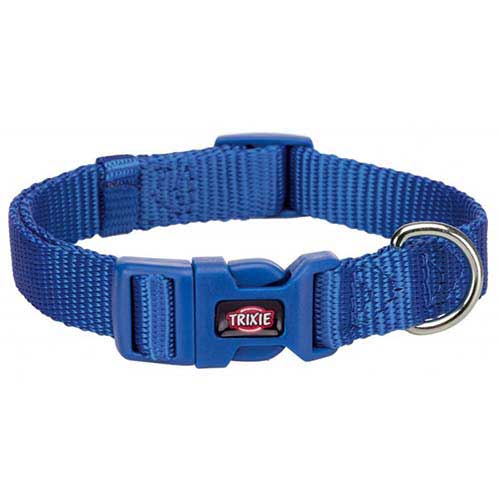 Trixie Premium Collar M/L 35cm-55cm/20mm Royal Blue
