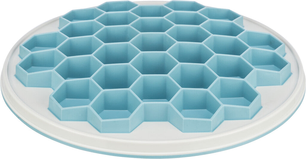 Trixie Slow Plate 30cm Grey/Blue