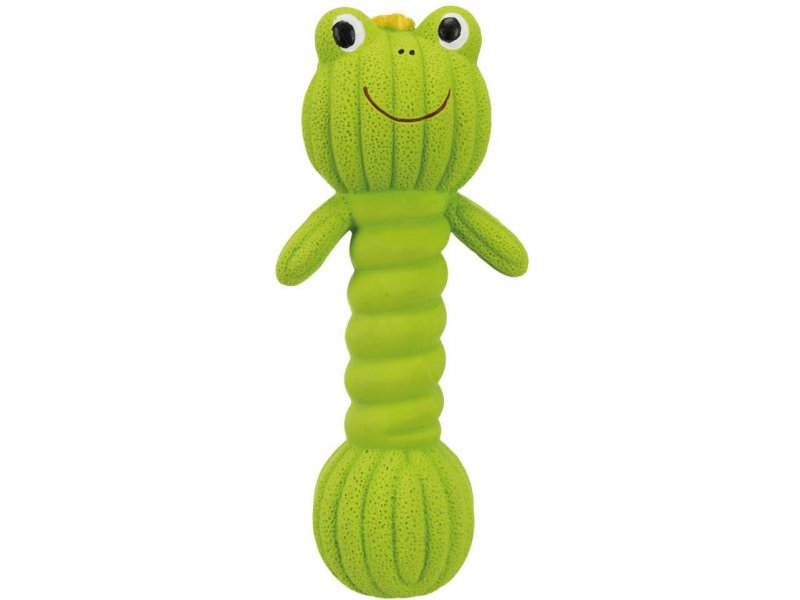 Trixie Dumpbell Frog Latex 18cm