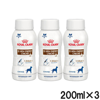Royal Canin Dog ICU Gastrointestinal High Energy Liquid 3*2L