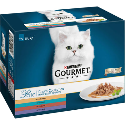 Purina Cat Gourmet Perle Chef's Collection 12x85gr
