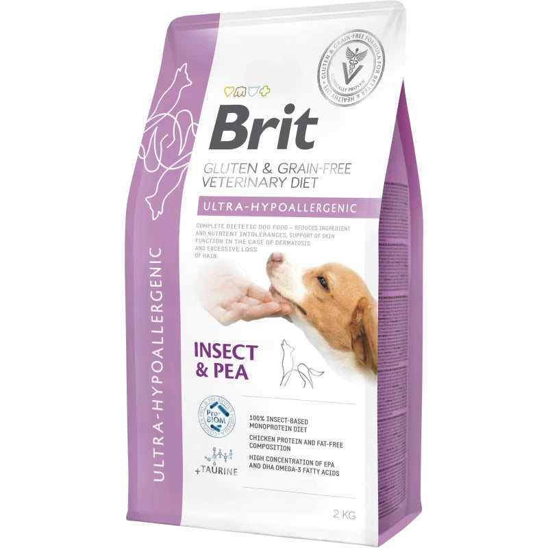 Brit Dog VD Ultra Hypoallergenic Insect & Pea Dry 2Kg