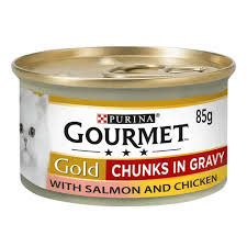 Purina Cat Gourmet Gold Salmon And Chicken 85gr