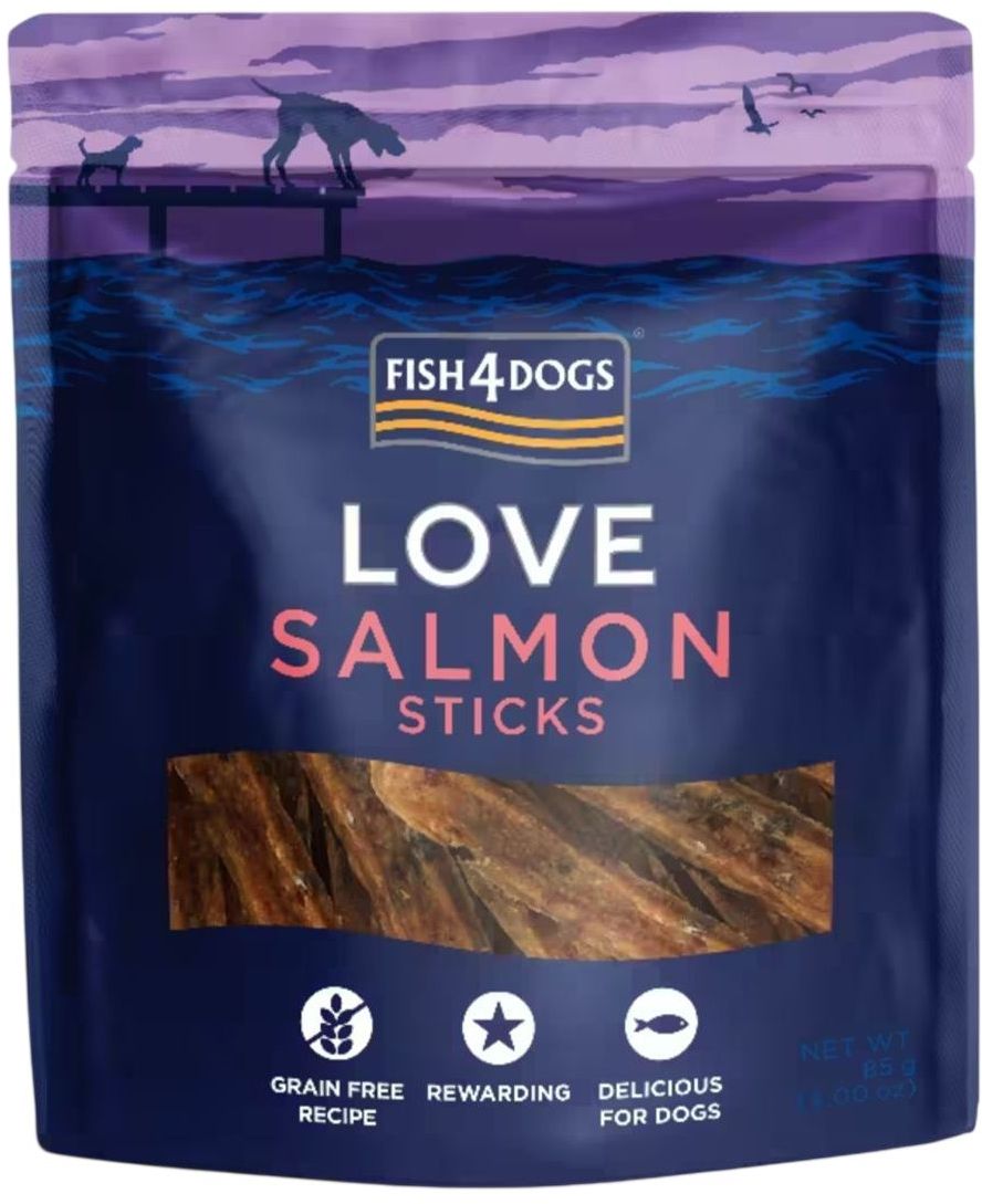 Fish4Dogs Training Salmon Sticks 85g