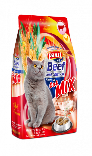 Panzi Cat Dry Food Beef Mix