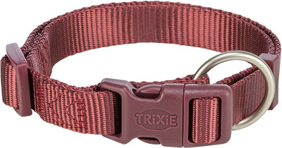 Trixie Premium Collar M-L 35-55cm/20mm Sangria
