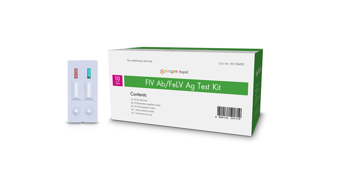 Bionote FIV Ab FeLV Ag Rapid Test