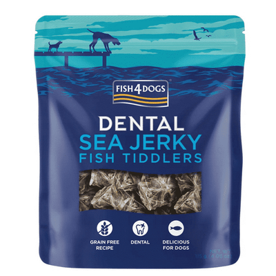 Fish4Dogs Dental Sea Jerky Fish Tiddlers 100g