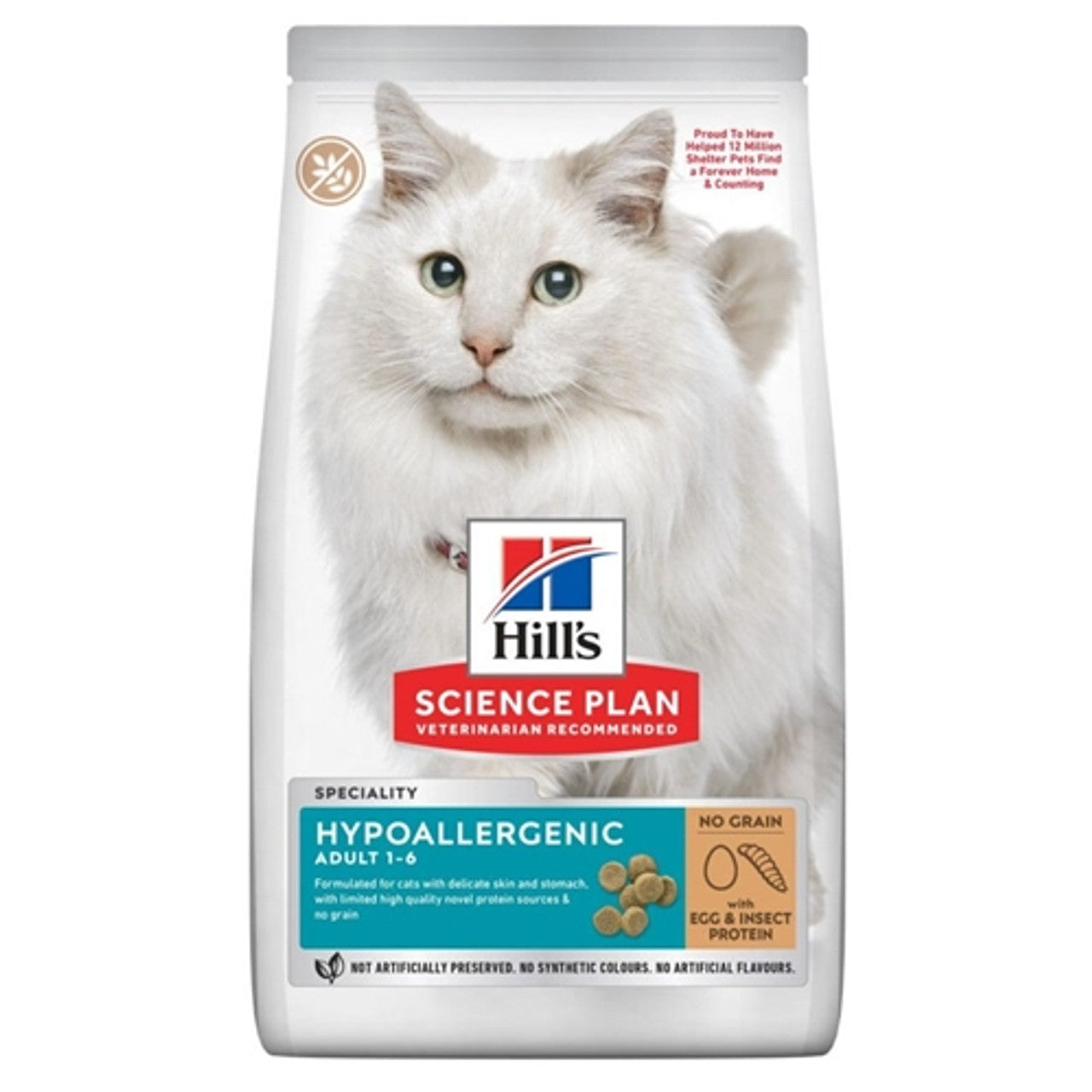 Hills Cat SP Adult 1-6 Hypoallergenic Egg & Insect 1.5Kg