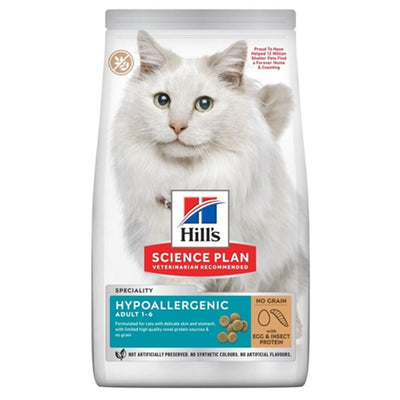 Hills Cat SP Adult 1-6 Hypoallergenic Egg & Insect 1.5Kg