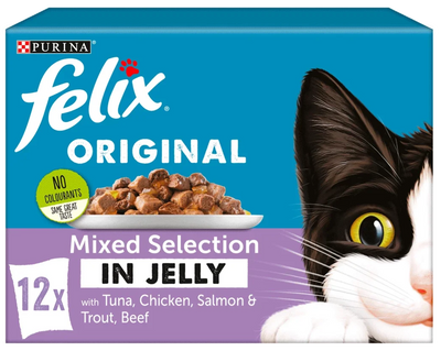 Purina Felix Original Mixed Selection In Jelly 12x100g