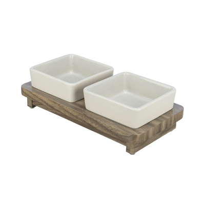 Trixie City Style Ceramic Bowl Set 2 x 0.4l 15cmx30cm