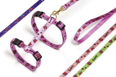 Karlie Cat Harness&Leash Pink Motive Flower 110cm
