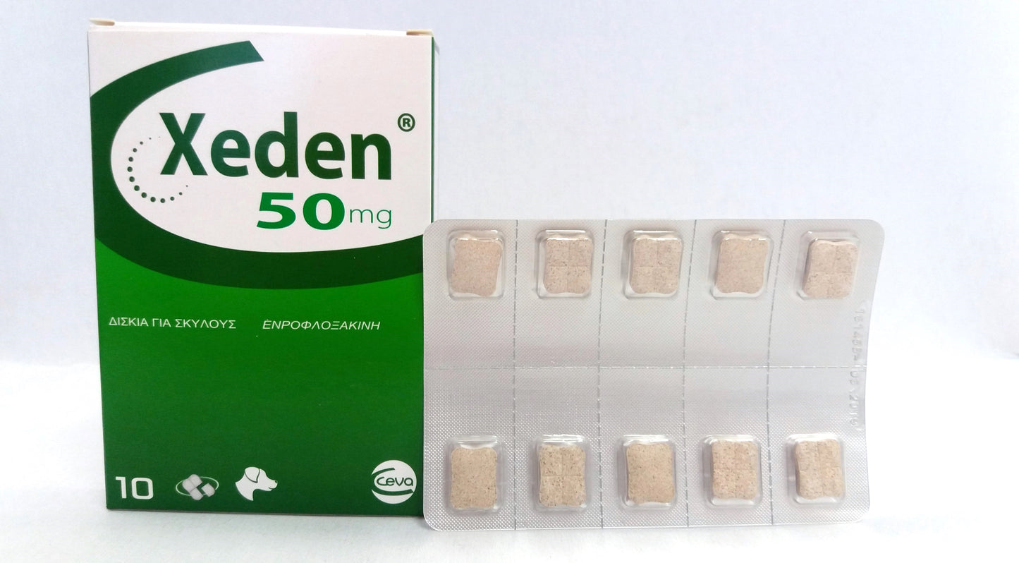 Ceva Xeden 50mg x 10tabs
