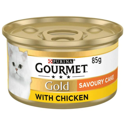 Purina Cat Gourmet Gold Savoury Cake Chicken 85gr