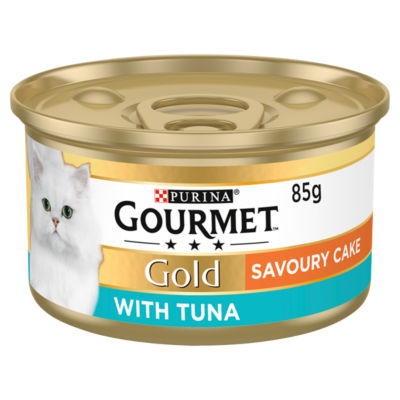 Purina Cat Gourmet Gold Savoury Cake Tuna 85gr