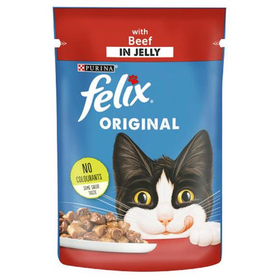 Purina Felix Original Beef In Jelly 85g