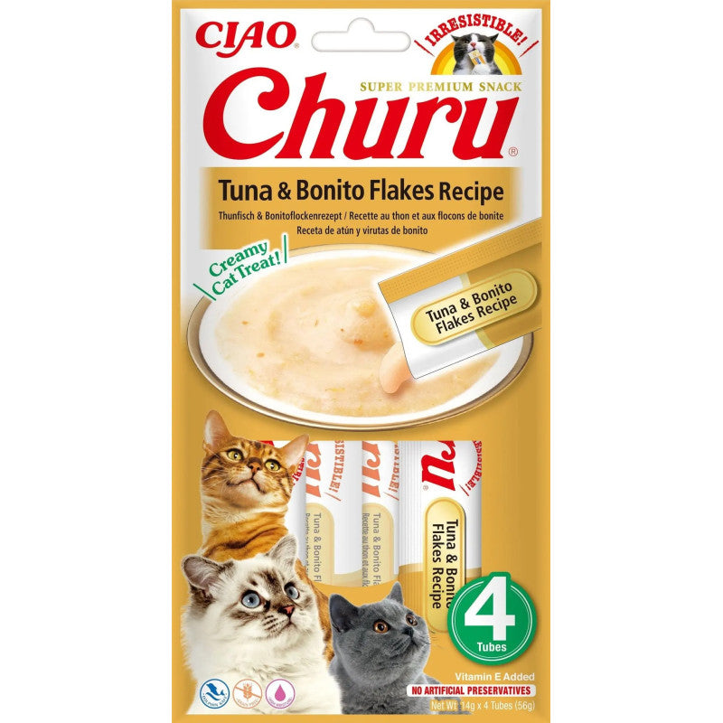 Churu Cat Treats 117 Tuna Bonito Recipe 4pcs