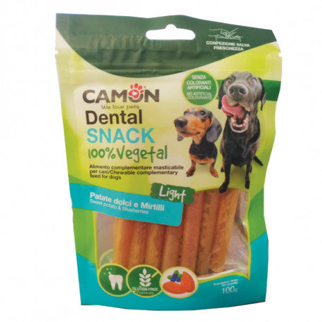 Camon Dental Snack Sweet Potato & Blueberries 100g