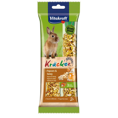 Vitakraft Kracker Rabbit Popcorn&Honey x 2