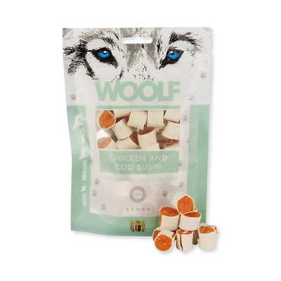 Woolf Snacks Chicken And Cod Sushi 100g