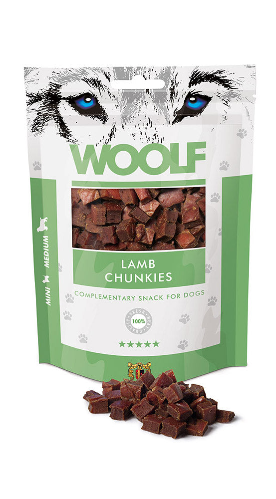 Woolf Snacks Lamb Chunkies 100g