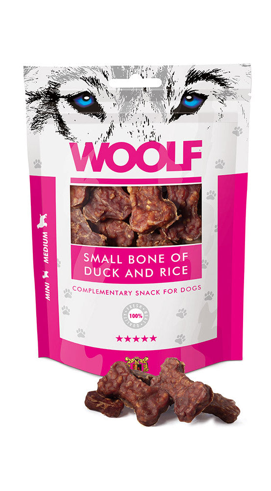 Woolf Snacks Duck Rawhide Twister 100g