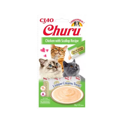 Churu Cat Treats 105 Chicken&Scallop 4pcs