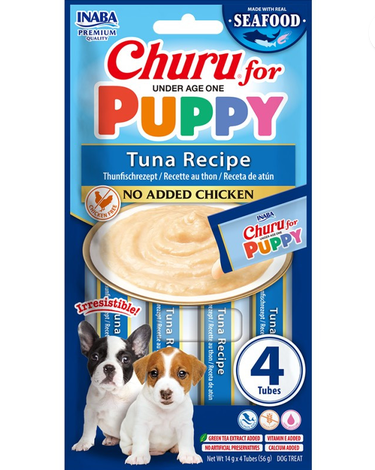 Churu Puppy Tuna Recipe 14gX4 Tubes.