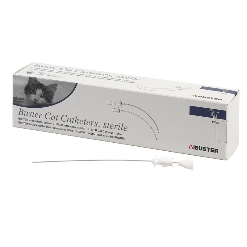 Buster Cat Catheter 4 Fr x 5.1” 1.3 x 130mm Side Holes With Stylet