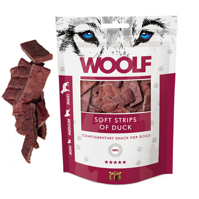 Woolf Snacks Duck Strips 100g