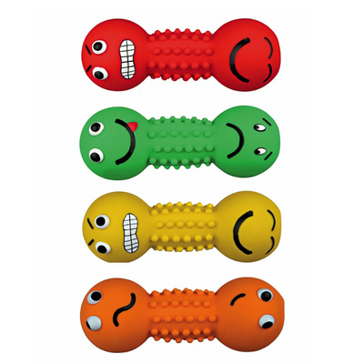 Trixie Smiley Dumpbell Latex 19cm