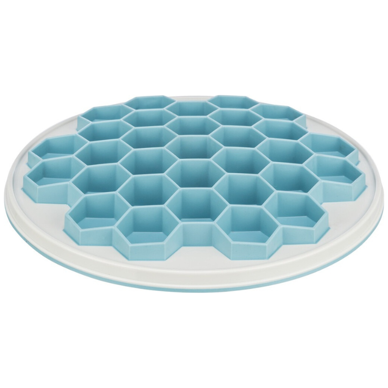 Trixie Slow Plate 30cm Grey/Blue