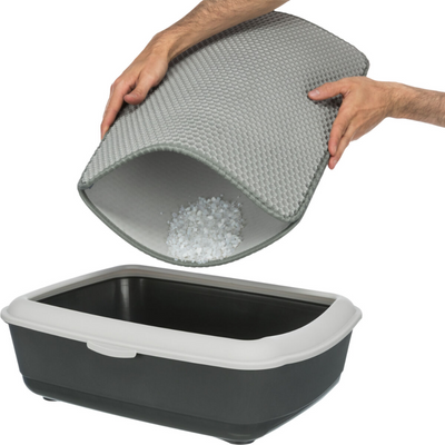 Trixie Cat Litter Tray Sieve Mat EVA 40cmx55cm Grey