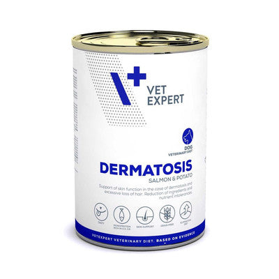 Vet Expert Dog Dermatosis Salmon&Potato Wet Diet 400g