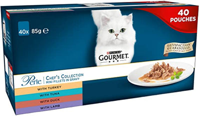 Purina Cat Gourmet Perle Chef's Collection 40x85gr