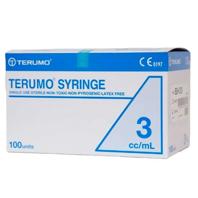 Terumo Syringe 3ml 23g 32mm 100pcs
