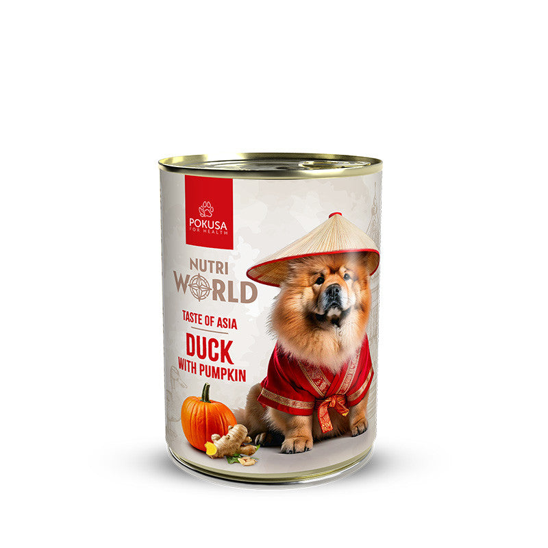 Pokusa Dog Wet Food Taste Of Asia Duck With Pumpkin 400g