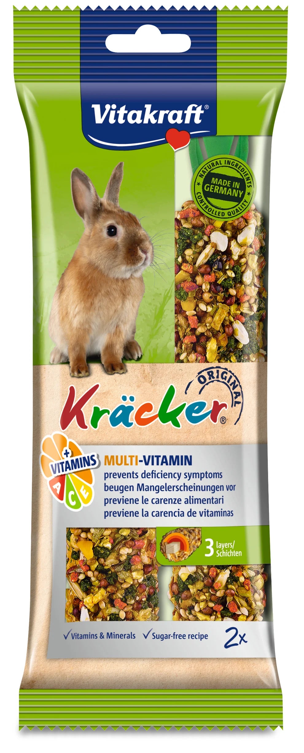 Vitakraft Kracker Rabbit Multivitamin x 2