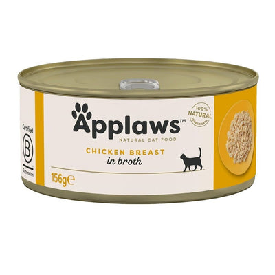 Applaws Cat Tin Chicken Breast In Broth 156g