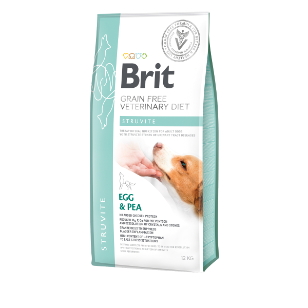 Brit Dog VD Struvite Egg & Pea Dry 12kg