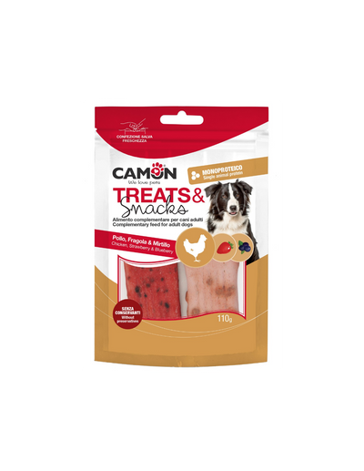 Camon Treats&Snacks Chicken Strawberry Blueberry Popsicle 110g