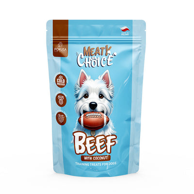 Pokusa Dog Meaty Choice Beef Coconut 200g