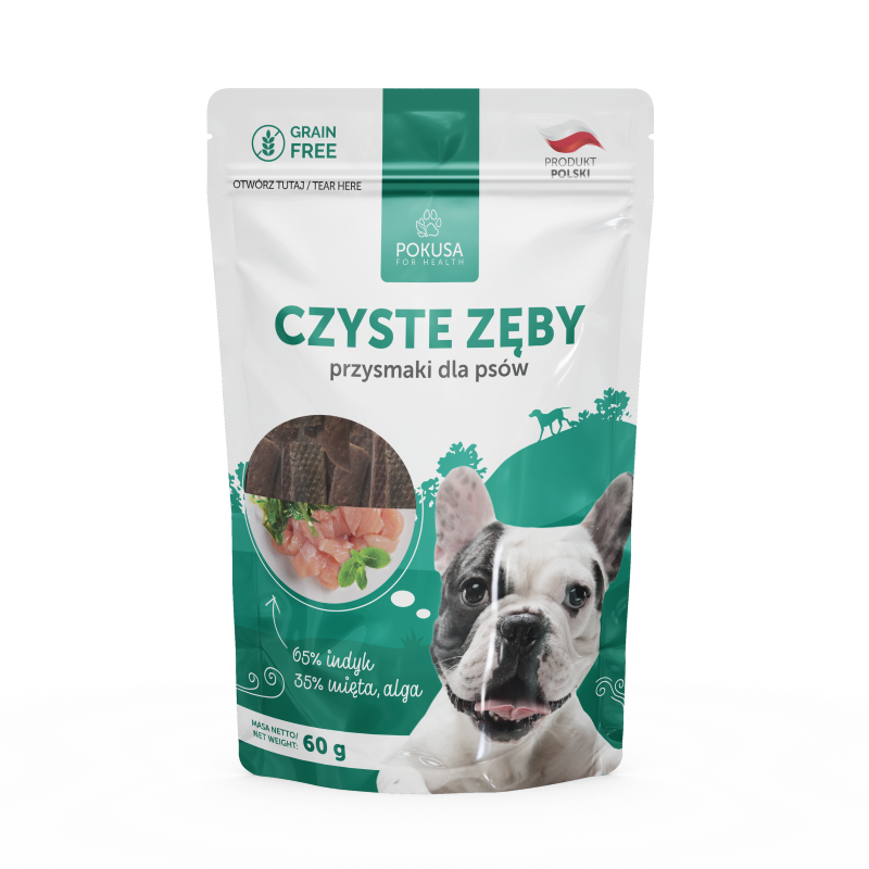 Pokusa Dog Treats Czyste Zeby 60g