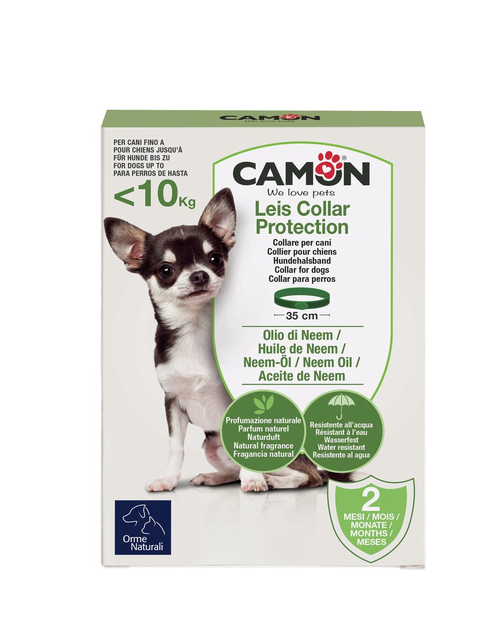 Camon Dog Leis Neem Oil Collar Protection 35cm For Small Dogs <10Kg
